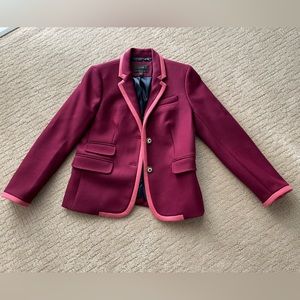 Jcrew 100% wool schoolboy blazer 6P